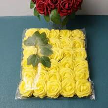 30 Stücke/Pack bunte Rosen aus PE, Heim-/Hochzeitsdekoration, künstliche Rosen für Hochzeitsdekoration