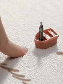 1pc, [Best Seller] Wavy Anti-Fatigue Round Creative Design Area Rug, Living Room Rug, Bedroom Rug, Personalized Decorative Rug, Entryway Rug, Kitchen Rug, Bathroom Rug, Gaming Room Rug, Study Room Rug