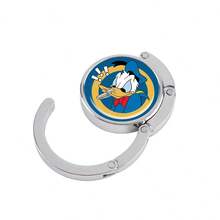 Disney 1 pièce Crochet de bureau monté Disney avec Mickey Mouse, Minnie Mouse, Donald Duck, support portable pour sac à main, accessoire de bureau créatif pour le bord du bureau