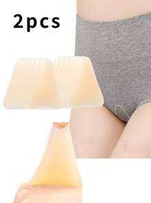 2 Confezioni di adesivi in silicone senza cuciture antiscivolo per protezione intima, per donna, traspiranti e confortevoli, adatti per costumi da bagno, pantaloni yoga, abbigliamento da tennis, bikini