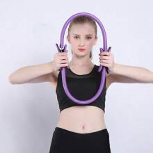 1 pièce Cercle de fitness léger pour le yoga, le Pilates et l'étirement, pour le renforcement musculaire et la relaxation des muscles, facile à assembler, accessoire de fitness multifonction pour le yoga, le Pilates et l'entraînement à domicile, avec design antidérapant