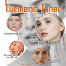 100ml Ginger & Turmeric Brightening Facial Toner, Deep Hydration & Firming, Moisturizing Facial Skin