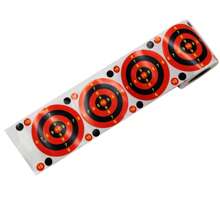 1 rollo de 300 unidades Dianas de salpicadura luminosa con autoadhesivo para práctica de tiro, dianas de tiro con arco autoadhesivas, calcomanías de ejercicios de salpicadura de tinta para interior y exterior, regalo para hombres y mujeres en días festivos y cumpleaños