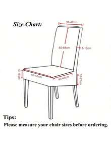 4-Piece Set Of Chair Covers, Extendable, Removable, Washable, Black/Gray/Beige, 44x35x42cm