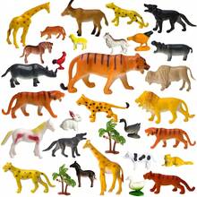 KIT 33 Toy Animals Miniature Forest Farm Dinosaurs Miniature Toy Animals - 森林 - 約 33 件 - 查看 3