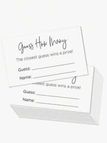 100pcs Bride Game Cards, Funny Wedding Party Games Suitable For Bridal Shower, Bachelorette Party, Birthday Party, Graduation Party, Family Gathering, Wedding Decorations