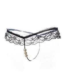 性感内衣，性感蕾丝珍珠T恤裤，女士内衣，性感内衣配饰，万圣节，圣诞节，情人节，约会，派对，约会