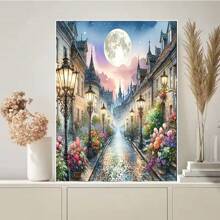 قطعة واحدة عدة تلوين ألماسية 5D، تشمل ألماس جميل وأدوات، بدون إطار، متوفرة بأحجام مختلفة - مناسبة لديكور الحائط المنزلي، هدية عيد مثالية