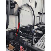 Adjustable Semi Truck Spare Tire Carrier Universal For Super Singles Powder Coated Black Steel - asPic - View 6