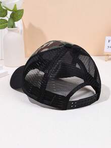 1pc Camouflage Mesh Breathable Quick Dry Baseball Cap, Suitable For Boys, Outdoor Activities In Spring And Summer, Summer Sun Protection - Multicolor - View 6