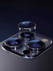 Concave-Convex Imitation Original Phone Structure High-Definition Lens Film, Original Machine Structure Precise Hole Opening, Advanced Bonding Design, Ultra-Thin 0.3mm Scratch-Resistant Wear-Resistant AR Transparent Gift For Birthday, Family, Friends Alloy Metal With Tempered Glass Full Cover, Lens Protector, Phone Accessories