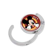 Disney 1 pièce Crochet de bureau monté Disney avec Mickey Mouse, Minnie Mouse, Donald Duck, support portable pour sac à main, accessoire de bureau créatif pour le bord du bureau