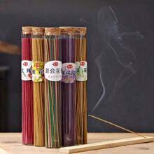 40pcs/Tube Natural Floral Fragrance Incense Sticks, Luxury Tea Art Zen Style, Long Lasting Indoor Fresh Air, Deodorizing For Bathroom, Home & Office