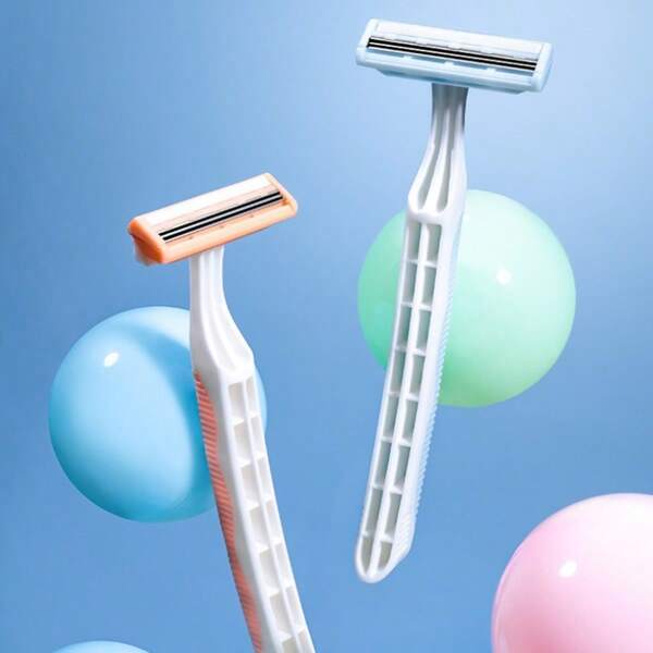 Hot Selling Portable Women Razor For Shaving Bikini Leg Hair Private Body Manual Shaver Use 3 Layer Skin Care,Men's Hair Remover, Women's Manual Shaver, Hair Remover. Leg, Armpit, Beard Hair Removal, Beauty And Skincare Tools