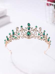 1 件时尚皇冠头带，适合表演和生日使用