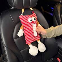 1 Stück - Reise Auto Taschentuchbox, kreativ, süßes kleines Monster Auto Hängetasche, Auto Taschentuch Tasche, Auto Hängetaschentuch Regal Aufbewahrungsbox, Auto Taschentuchbox Organizer, Aufbewahrung, Reise Sommer
