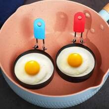 Stainless Steel Model For Frying Eggs, Round Egg Molds, Frying Egg Molds, Round Omelette Roll Molds, Non-Stick Omelette Roll Rings, Kitchen Tools