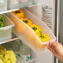 4/10 Pcs Slides Refrigerator Storage Baskets, Drawer-Style Kitchen Egg/Frozen Foods/Vegetable/Fruit Organizer Boxes, Desktop Storage Bins, Sink Drawer Organizer Racks, Kitchen Countertop Snack Storage Boxes, Ideal Organizational Choice - View 9