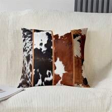 2pcs Western Cowboy Letter Decorative Throw Pillow Covers, 17.7x17.7 Inches - Soft Polyester, Easy Care, No Battery Needed, Ideal For Living Room, Bedroom, Office And Dining Room Decor, Perfect Gift For Birthday And Holidays