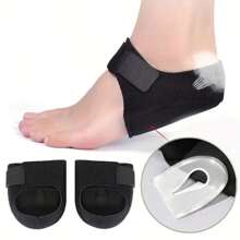1 Par de Tazas para el Talón, Protectores de Talón, Cojín de Talón para Fascitis Plantar, Tendinitis de Aquiles, Espolón Óseo, y Alivio del Dolor de Talón, Accesorios para Gimnasio