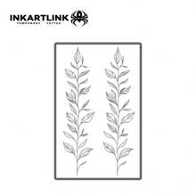 INKARTLINK Tatouages révolutionnaires INKARTLINK, tatouages semi-permanents, design de feuilles, tatouages réalistes, tatouages temporaires, imperméables, apparence de tatouage authentique, tatouages de conception de niche, tatouages au jus de fruits, tatouages végétaux