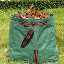 1pc Leaf Bag, Semi-Circular Scoop Shape, Large Capacity Foldable Horizontal Garden Leaf Bag, Outdoor Use