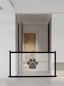 1pc No-Drill Pet Fence, Stair And Door Gate, Isolates Cats And Dogs, Pet Barrier, Pet Isolation Net, Portable Foldable Pet Divider Fence, Dog Protection Net Fence