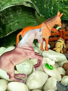 KIT 33 Toy Animals Miniature Forest Farm Dinosaurs Miniature Toy Animals - FARM - APPROX. 26 PIECES - View 7