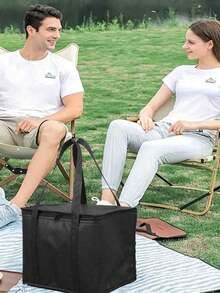 1pc Portable Insulation Bag Household Durable Cake Insulation Bag Large Capacity Non-Woven Takeaway Handbag For Hiking, Camping, Outdoor Back To School School Stuff Bag For School Work Lunch Bag For Women Cooler Bag Picnic Accessories - Multicolor - View 8