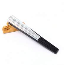 Laser Silver Folding Hand Fan, Suitable For Holiday Parties And Matching