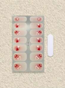 Strisce di smalto per unghie monocromatiche per donne e ragazze, kit di adesivi per unghie colorate con lima, adesivi per unghie interi multicolore, strisce per unghie, gel per unghie, adesivi per unghie cinesi a tema panda impermeabili, toppe monocromatici, polvere di cipolla, colori vivaci, sfumati, toppe completi