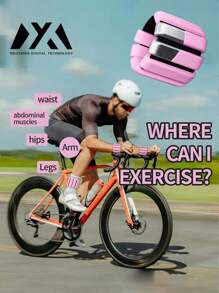 MEIYIXING Bandas ajustables con peso para pierna o muñeca, aptas para yoga, danza, gimnasio y correr. Banda de resistencia para entrenamiento. Accesorio de gimnasio de material de silicona rosado amigable con la piel, para deporte, gimnasio, ejercicio en casa, pesas de gimnasio, pesas, pesas para mujeres