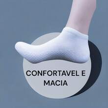 Kit 12 Pairs Of Men's Socks, Good Quality, Great Value, Short Shaft - Multicolor - View 4