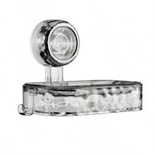 1pc Suction Cup Soap Dish, Strong Vacuum Suction Cup Soap Holder Without Drilling, Removable, Suitable For Shower, Bathroom, Bathtub And Kitchen Sink Bathroom Decor Fall Decor Back To School