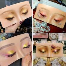 5D Realistic Silicone Makeup Practice Board, Easy To Clean And Reusable Face Painting Practice Board, Ideal Tool For Artists, Beginners, And Makeup Artists To Master Makeup Techniques