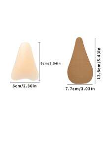 2 Confezioni di adesivi in silicone senza cuciture antiscivolo per protezione intima, per donna, traspiranti e confortevoli, adatti per costumi da bagno, pantaloni yoga, abbigliamento da tennis, bikini