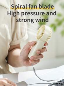 RAF 1pc Handheld Portable Fan Battery Powered Portable Fan Suitable For Office Dormitory Portable Fan Silent Portable Fan