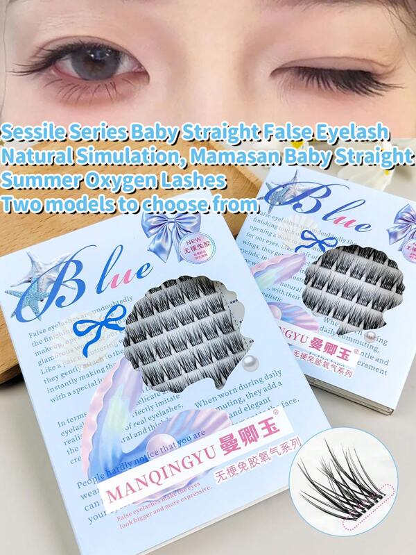 100PCS Individual Lash Clusters,C Warps,Thickness: 0.05mm,Length:10-12mm,Summer Oxygen Mom Sense Baby Straight Small Pearl False Eyelashes Natural Curve,Lashes, DIY Lash Clusters Natural Look&Extra Thick Reusable Individual Eyelash Extension Kit For Self Use At Home Or On-The-Go For Daily Life&Wedding&Dating&Party&Music Festival&Spring Day&Travel,Valentine's Day,Eyelash