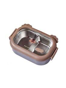 حاوية طعام مقسمة من الصلب المقاوم للصدأ، صندوق بنتو لالمدرسة، حاوية طعام محمولة ومعزولة قابلة للتسخين، منظم مطبخ، لوازم مدرسية