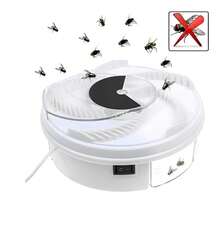 Armadilha Para Insetos Usb Portátil Papa Mosca - Branco - Visão 1