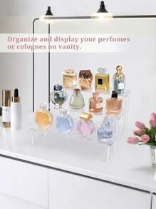1pc Clear Multi-Purpose Display Rack - 1-5 Layers Transparent Storage For Perfumes, Cosmetics, Desserts, Handmade Anime Car Models And Blind Boxes - Acrylic Cologne Stand, Cupcake Holder - Perfect For Amiibo And POP Figurines, Food And Dessert Showcase, Cosmetics Supplier Item - Ideal Christmas And Halloween Present