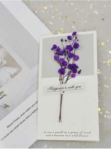 5 Stücke Blumenstrauß Dankeskarten, handgeschriebene Karten für Muttertag, Vatertag, Hochzeiten, Jahrestage, Abschlüsse, Geburtstage und andere Anlässe, Schulmaterial, Schulanfang