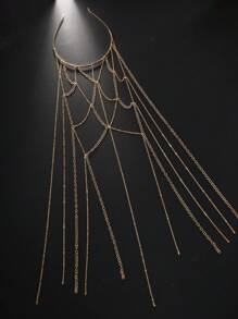 Beliebter Stirnreif mit Quaste, hochwertige Strass-Kette, Bühnenzubehör für Bankette, Haaraccessoire und Schmuckzubehör für Damen, Neuheit für den Sommer