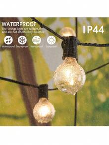 G40 String Lights Outdoor EU Plug LED Patio Rope String Lamps For Garden Party Courtyard Terrace Wedding Street Camping Decoration - EU C Type Plug(220-240V) - View 4