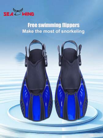 1 paire de palmes de snorkeling réglables, palmes de plongée, palmes de snorkeling pour adultes, accessoires de plage, accessoires de piscine
