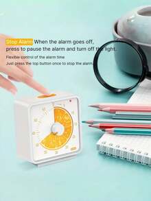 60 Minute Visual Timer For Kids, Countdown Timer For Classroom & Kitchen, Desk Timer For Study, Time Manager Tool For Kids With Fruit Pattern - Multicolor - View 7