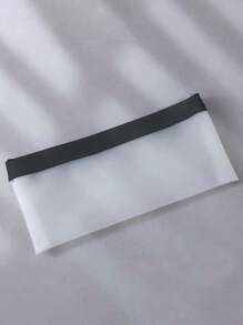 Individuelle, lässige TPU-Reißverschlusstasche mit Buchstabenmotiv, mehrfarbige Bankeinlagen-Geldbörse, 7,82 x 3,94 Zoll großer transparenter Bargeld-Organizer-Umschlag, Urlaubs- und Alltagsgeschenk für Tochter/Ehefrau/Oma/Klassenkameradin/Freundin/Großtante