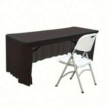 1/2 Packs Stretch Tablecloth Skirt, Polyester Spandex Machine Made For General Fit Occasions - Multicolor - View 18