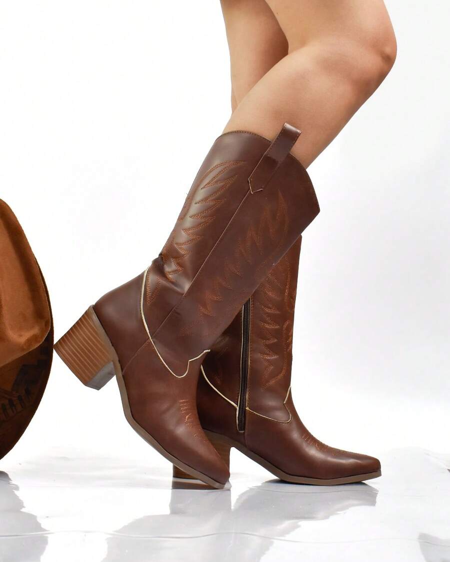 Women Ankle Boots & Booties - Camel - View 1