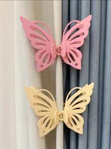 1pc Bow Curtain Clip, Decorative Bedroom Soft Furnishing, Hair Clip, Curtain Holdback Room Decor Home Decor Living Room Decor Curtains